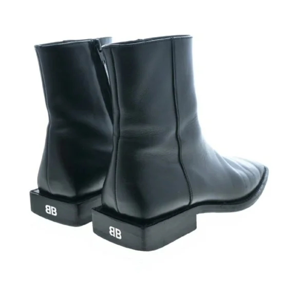 Balenciaga | Shoes | Balenciaga Bb Rim Square Heel Boots  display picture 3